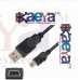 OkaeYa USB 2.0, V3 Cable For Cameras/Mp3 Players/External Hard Disks - short size